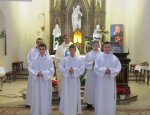 Duszpasterstwo Służby Liturgicznej w Diecezji Siedleckiej - Nowi lektorzy w parafii Samogoszcz