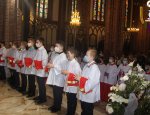 Duszpasterstwo Służby Liturgicznej w Diecezji Siedleckiej - Ministranci kolejnych stopni w Katedrze